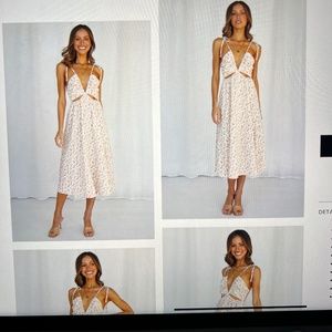 Hello Molly Simple and Sweet Midi Dress Orange